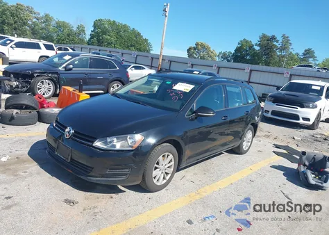 2016 Volkswagen Golf Sportwagen Tsi S 4-Door z USA, uszkodzony, nr VIN 3VWC17AU7GM502111